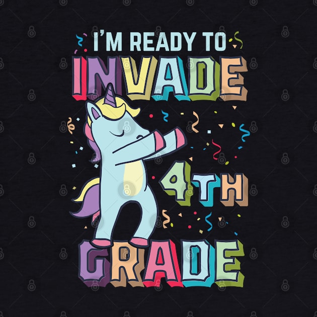 I'm ready to invade 4th grade Dabbing unicorn by TheBlackCatprints